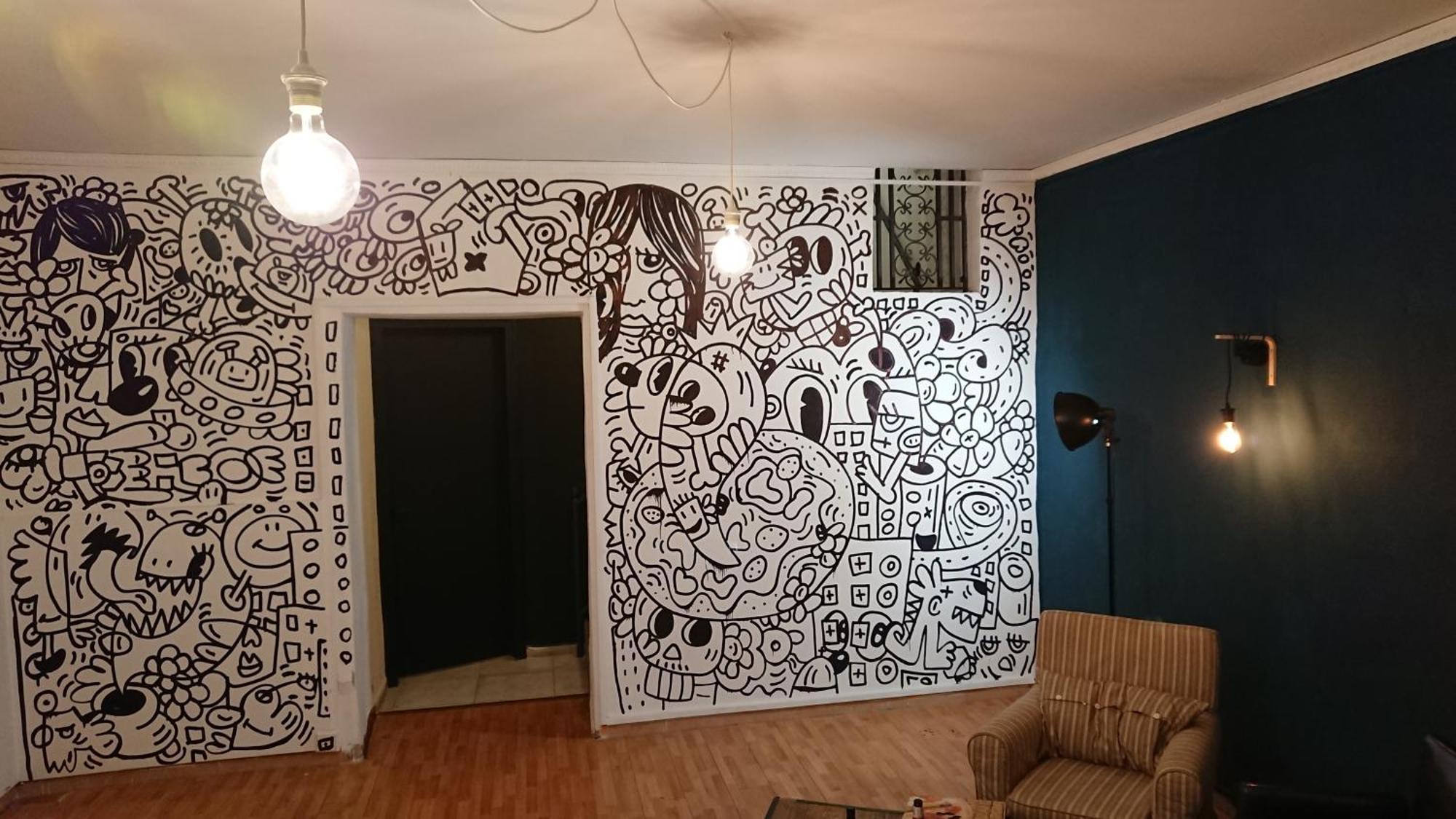 Art House In The Artist Workspace In The Center Villa Napoli Bagian luar foto