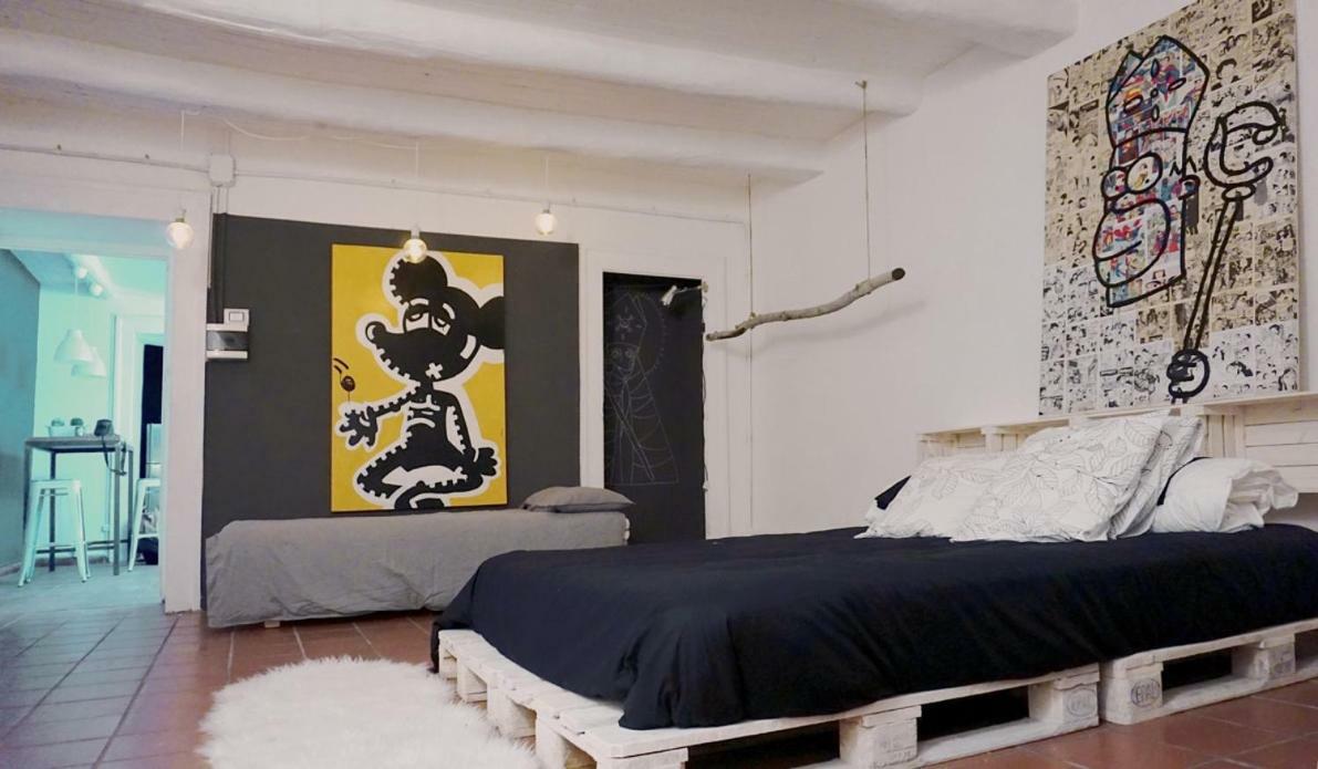 Art House In The Artist Workspace In The Center Villa Napoli Bagian luar foto