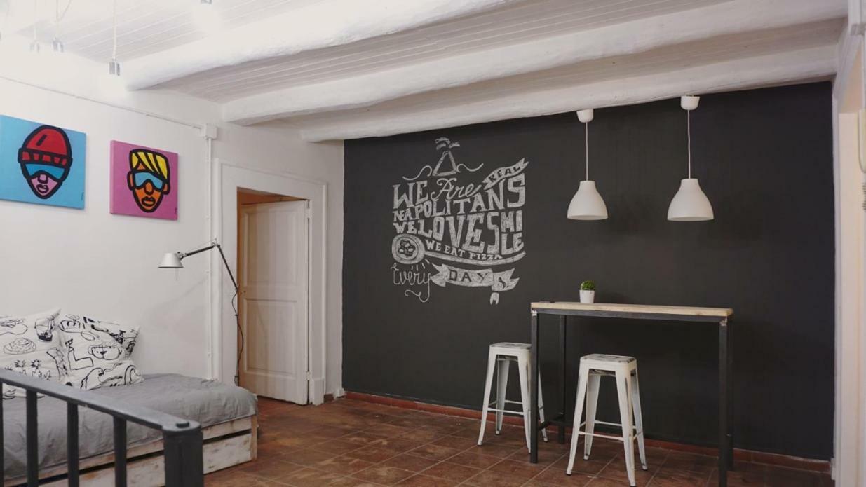 Art House In The Artist Workspace In The Center Villa Napoli Bagian luar foto